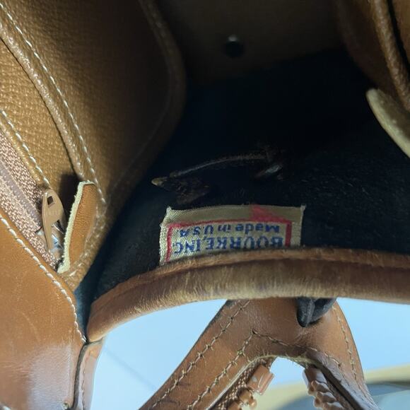 Dooney & Bourke Vintage Black Brown Leather Pebbled Hand Bag Purse - DAMAGED - Picture 14 of 16